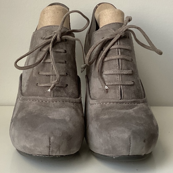 Me Too Lisbon Oxford Pumps Grey Suede - 6.5M - Picture 6 of 14